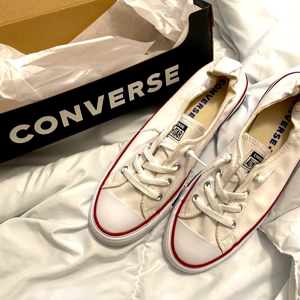 Converse size 10 shoes-never worn
